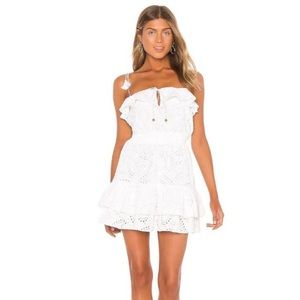KARINA GRIMALDI EYELET DRESS